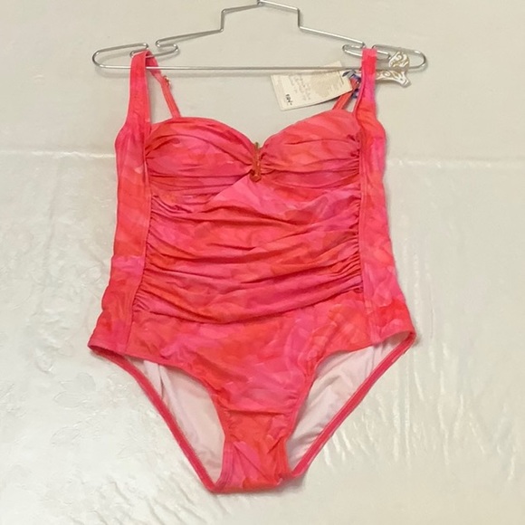 Lisa Blue WINGED ONES Ruched 1pc - FireBird (#14) - Picture 2 of 15